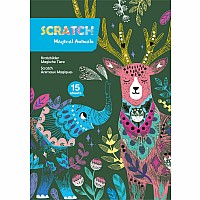 Scratch Art Book A4 - Magical Animals