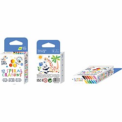 Spiral Crayons, 12ct