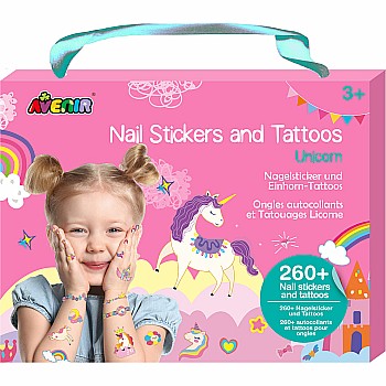 Nail Stickers and Tattoos, Unicorns