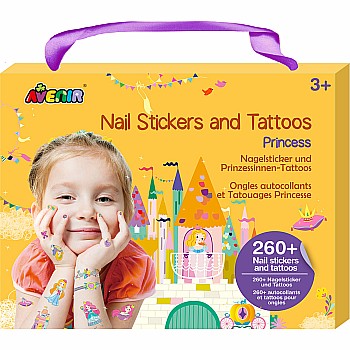 Nail Stickers and Tattoos, Princess