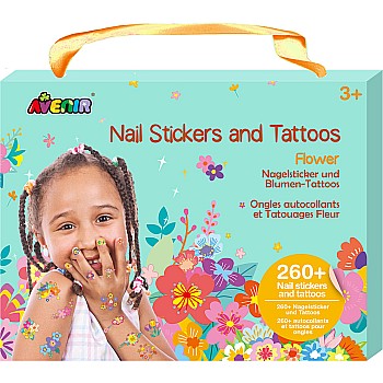 Nail Stickers and Tattoos, Flower