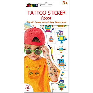 Temp Tattoo Stickers Robot