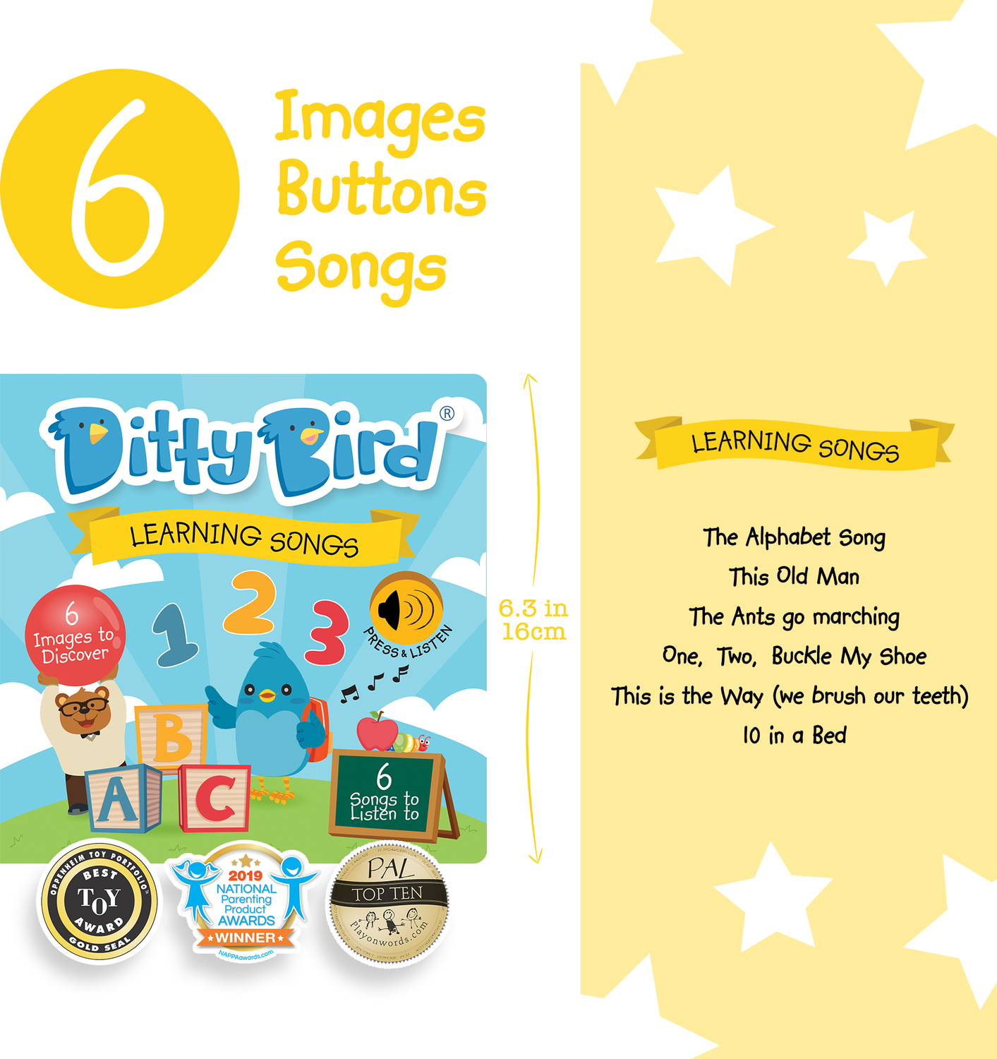 Ditty Bird Baby Sound Book Learning Songs Ditty Bird