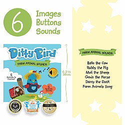 Ditty Bird Baby Sound Book: Farm Animal Sounds