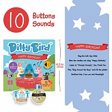Ditty Bird Baby Sound  Book: Happy Birthday