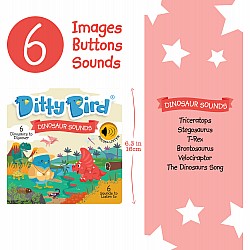 Ditty Bird Baby Sound Book: Dinosaur Sounds