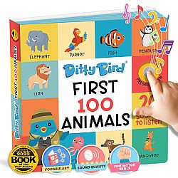 Ditty Bird - First 100 Animals Sound Book