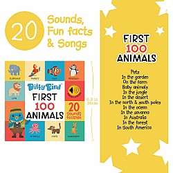 Ditty Bird - First 100 Animals Sound Book