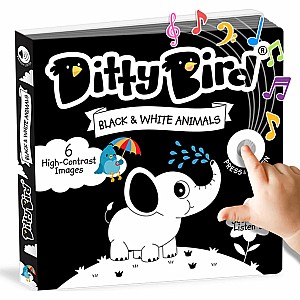 Ditty Bird - Black & White Animal Sound Book