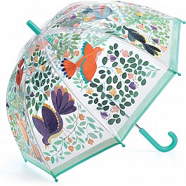 Umbrellas Flowers and Birds