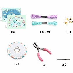 Rainbow Kumihimo Bracelet Making Kit