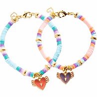 DJECO Heart Heishi Beads & Jewelry