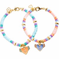 DJECO Heart Heishi Beads & Jewelry