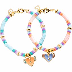 DJECO Heart Heishi Beads & Jewelry
