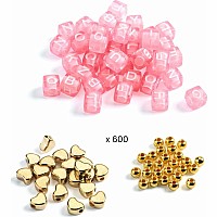 Alphabet Beads - Gold