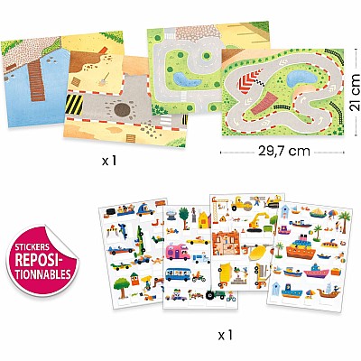 PG Lift Up Stickers Vehicles