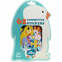 Ice Field Animals Baby Stickers