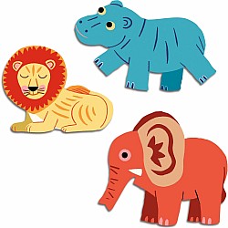 Safari Animals Baby Stickers