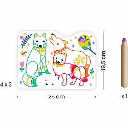 Forest Families Coloring