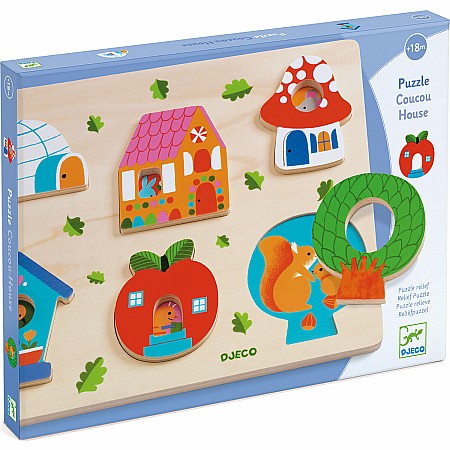 Coucou-House Wooden Puzzle