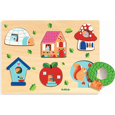 Coucou-House Wooden Puzzle