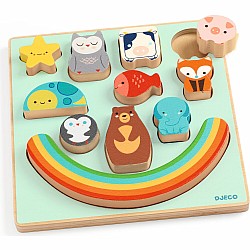 Puzz and Boom Rainbow Wooden Puzzle