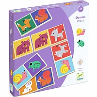 DJECO Early Learning Domino Wood