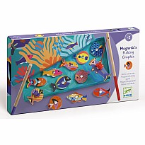 Djeco Fishing Graphic Wooden Magnetic Fishing Game