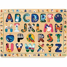 DJECO ABC International Wooden Puzzle