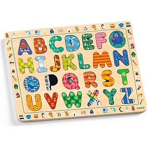 DJECO ABC International Wooden Puzzle
