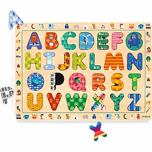 DJECO ABC International Wooden Puzzle