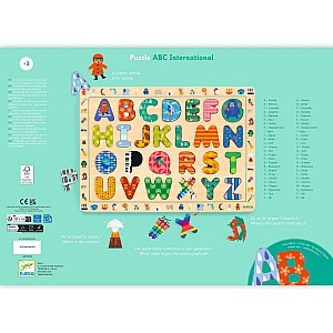 DJECO ABC International Wooden Puzzle
