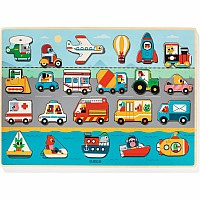 Puzzlo Vroom Wooden Puzzle