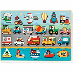 Puzzlo Vroom Wooden Puzzle