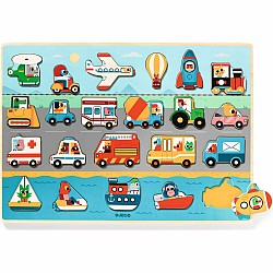 Puzzlo Vroom Wooden Puzzle