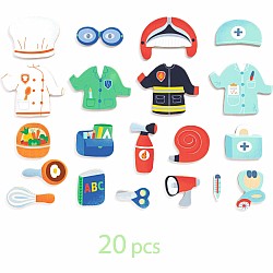 Djeco Jobissimo Magnetic Dress Up Activity Toy