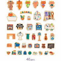 InZeHouse Wooden Magnets