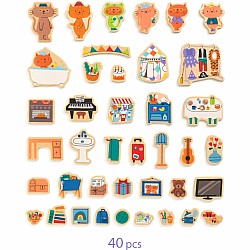 InZeHouse Wooden Magnets