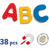 Wooden Magnetics 38 Big Letters
