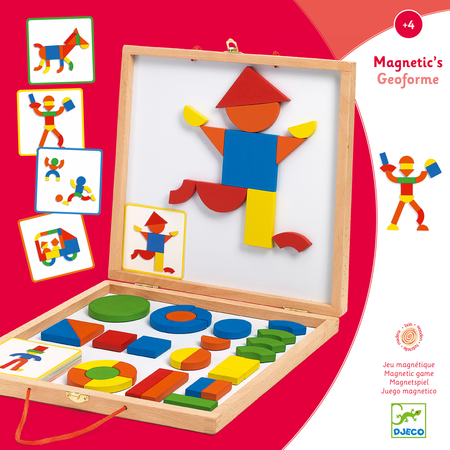 Wooden Magnetics Geoform