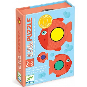 Djeco Little Puzzle Color Matching Toddler Card Game