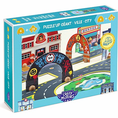 Crazy Motors Puzzle Up Ville