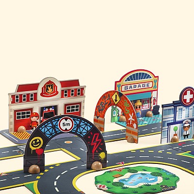 Crazy Motors Puzzle Up Ville