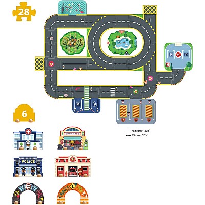 Crazy Motors Puzzle Up Ville