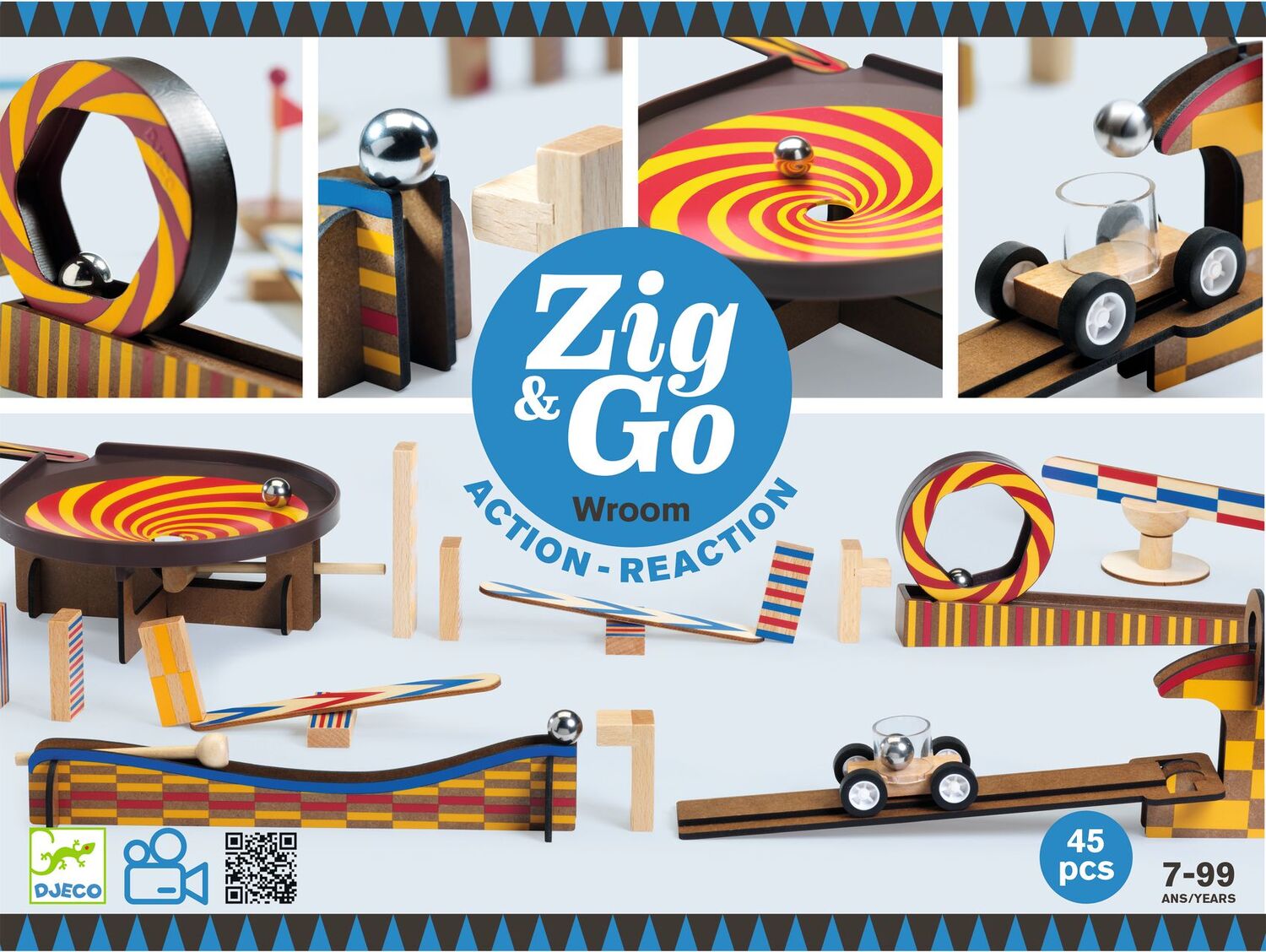 Construction Gallery Zig & Go  45 Pcs