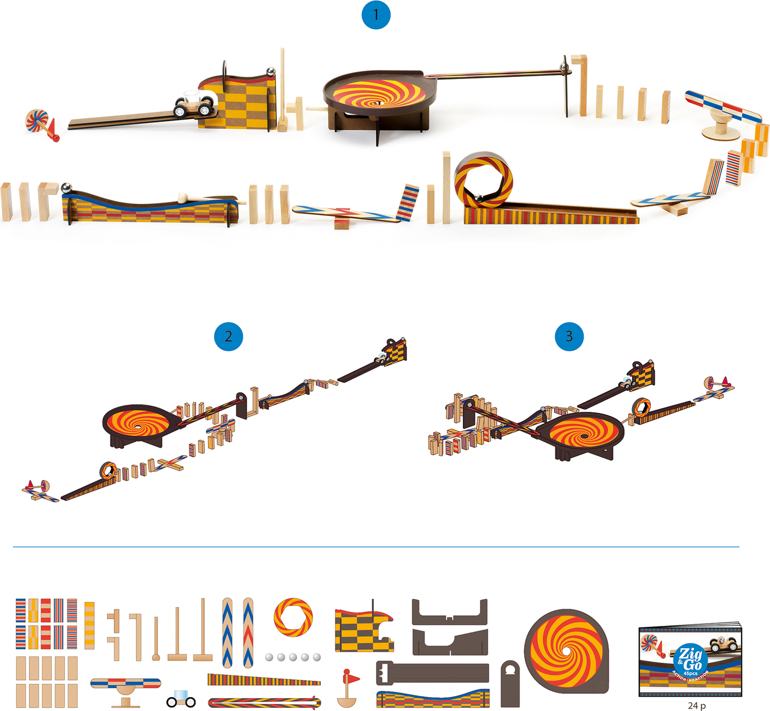 Construction Gallery Zig & Go  45 Pcs