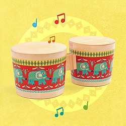Djeco Animambo Bongo Drums Musical Instrument