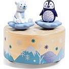 Ice Park Melody Twirling Music Box