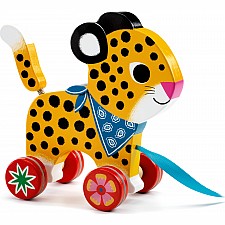 Greta Leopard Pull Toy