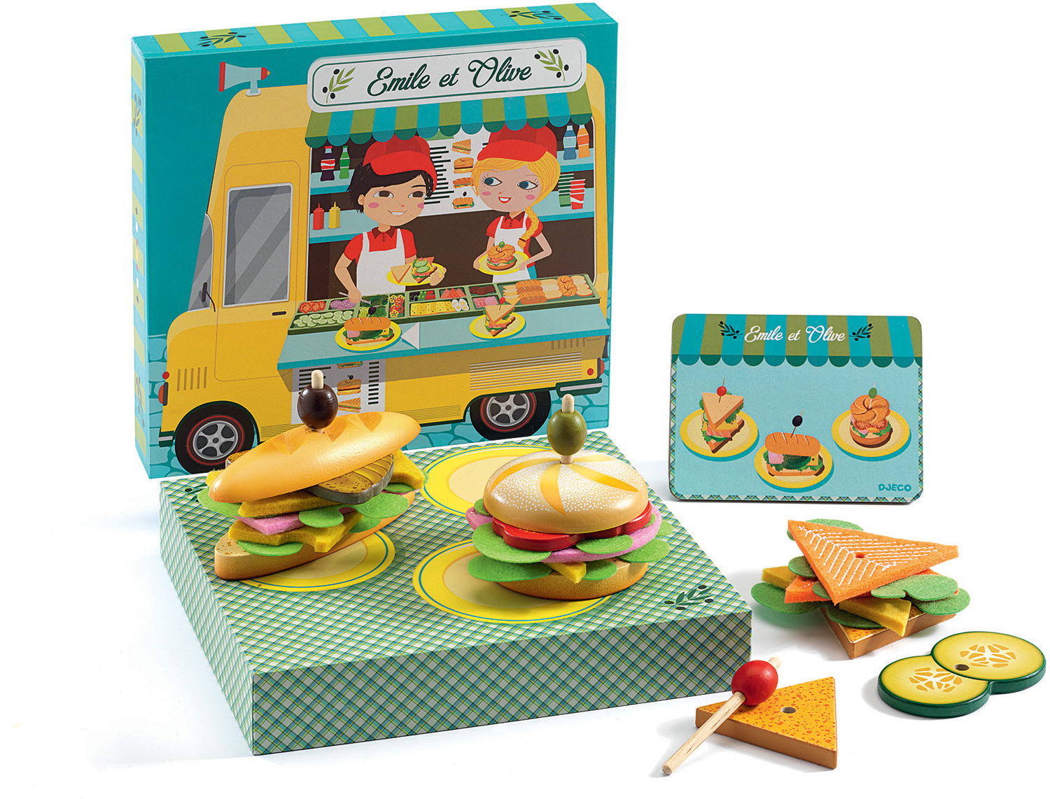 Role Play Emile & Olive Food Truck Fairhaven Toy Garden